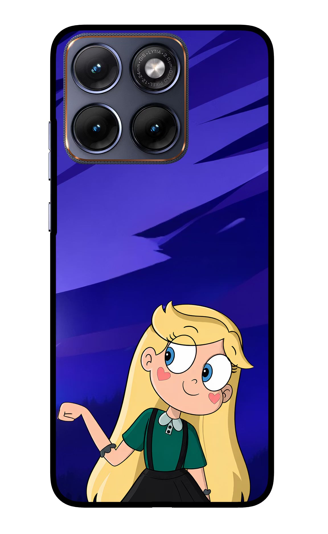 Star Glow Moto Edge 70 Fusion Glass Case