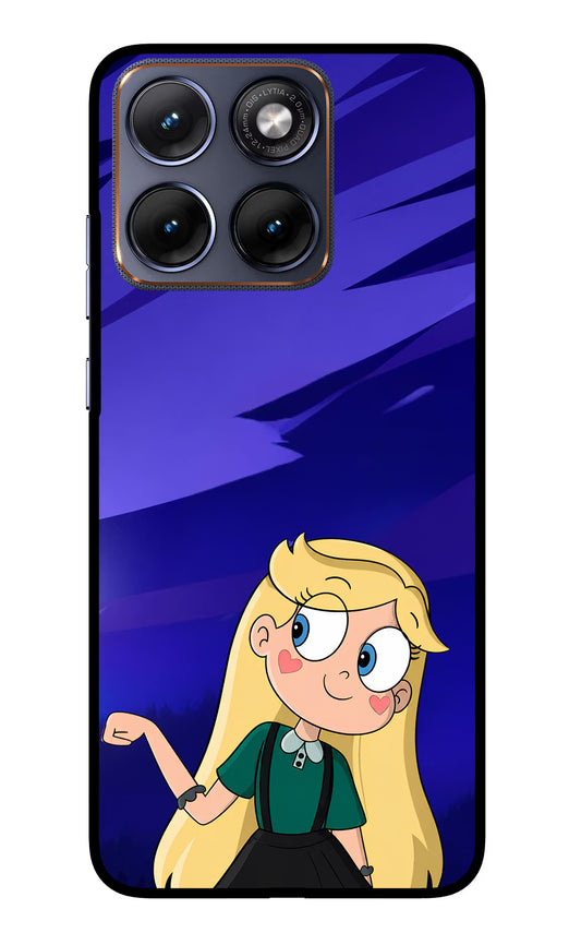 Star Glow Moto Edge 70 Fusion Glass Case