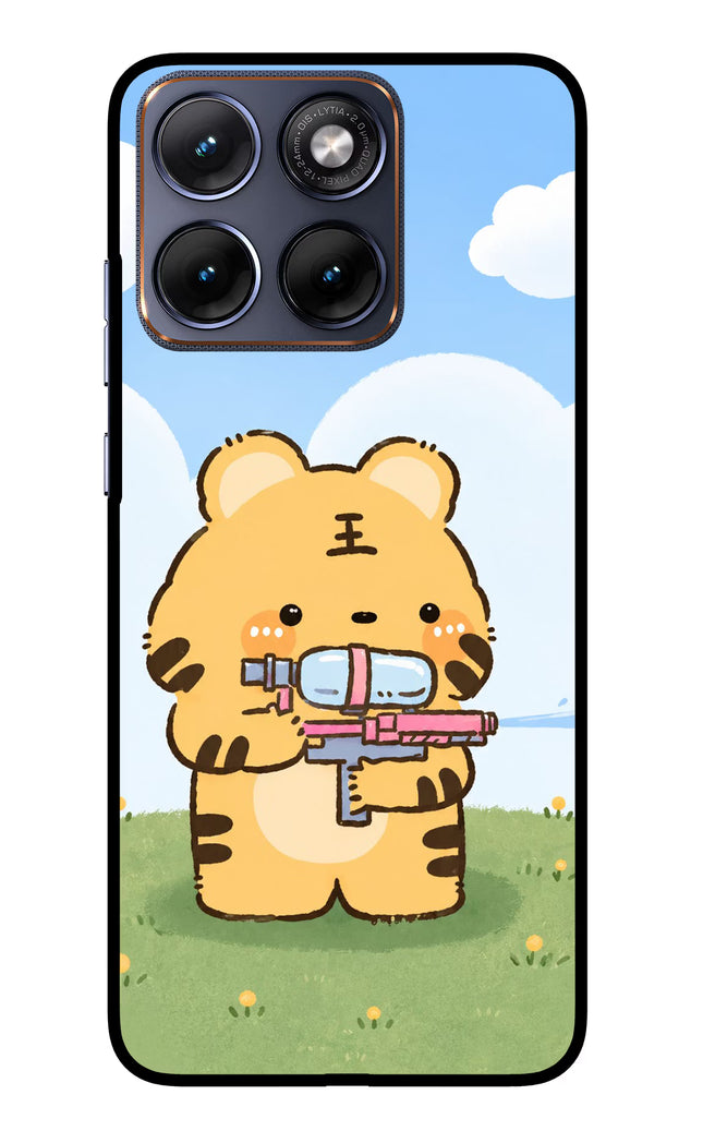 Tiger Treat Moto Edge 70 Fusion Glass Case