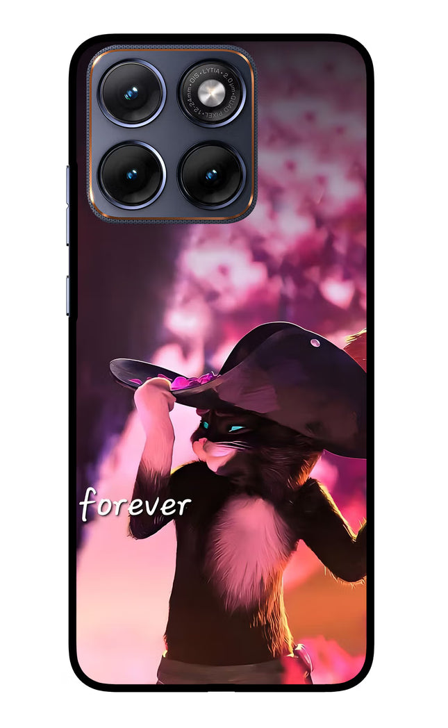 Forever Cat Moto Edge 70 Fusion Glass Case