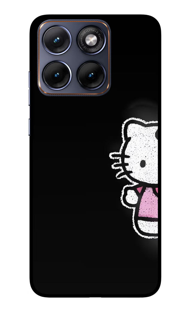 Kitty Charm Moto Edge 70 Fusion Glass Case