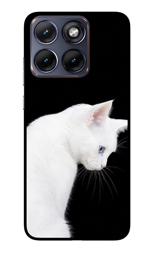Snow Gaze Moto Edge 70 Fusion Glass Case