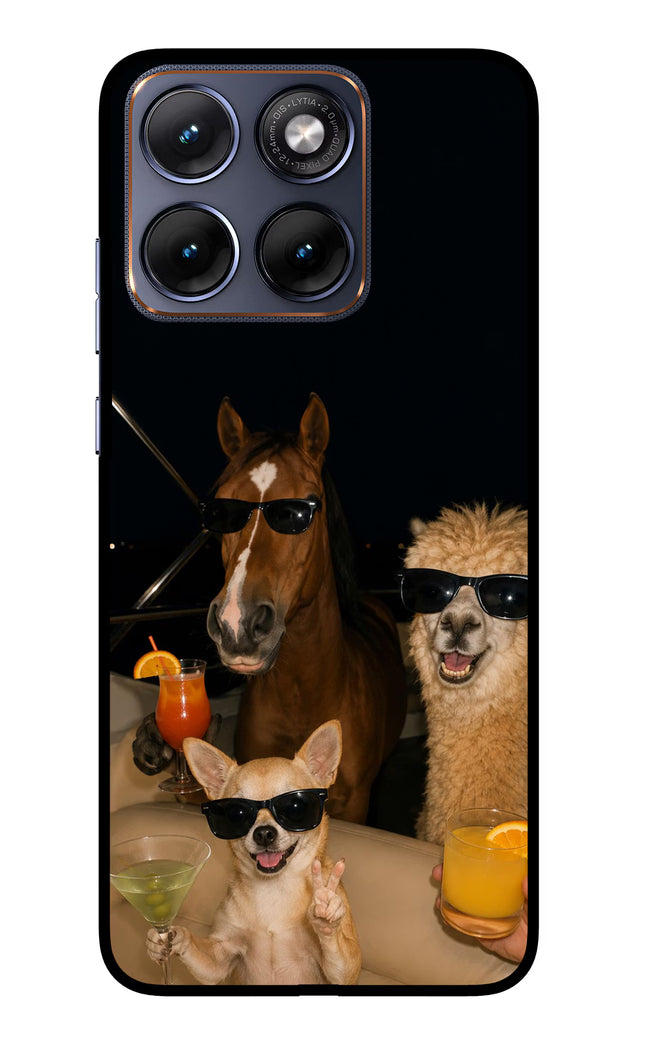 Party Squad Moto Edge 70 Fusion Glass Case