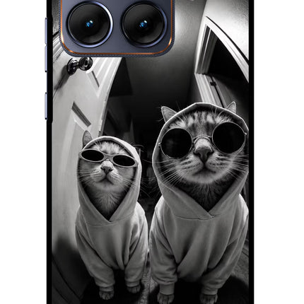 Hood Cats Moto Edge 70 Fusion Glass Case