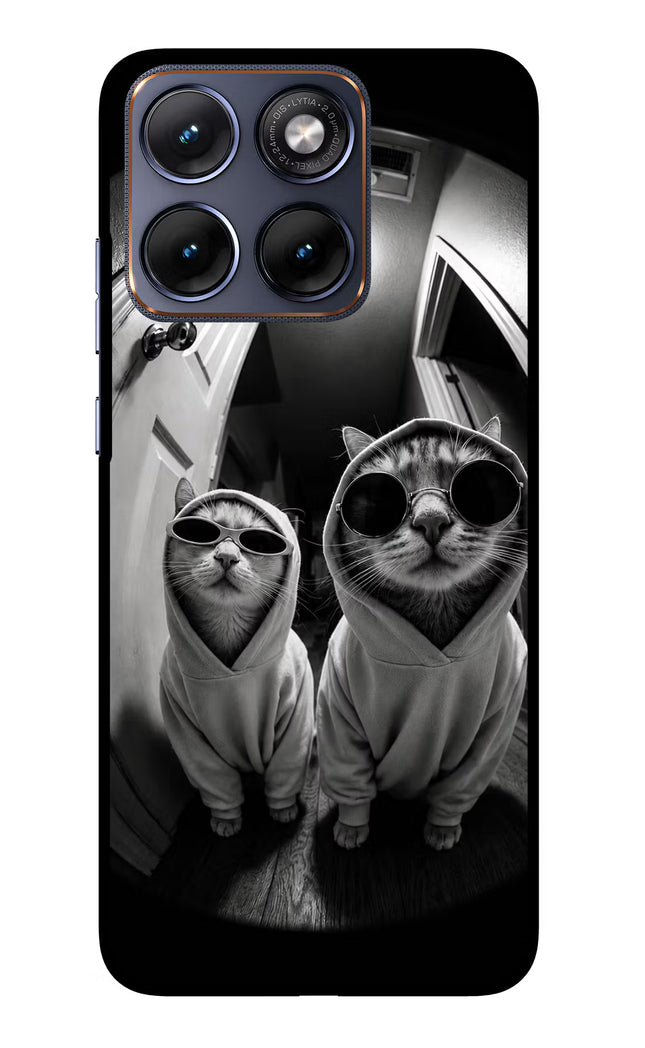 Hood Cats Moto Edge 70 Fusion Glass Case