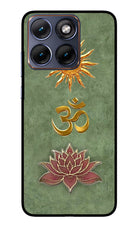 Om & Lotus Moto Edge 70 Fusion Glass Case