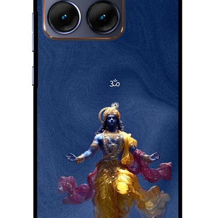 Cosmic Krishna Moto Edge 70 Fusion Glass Case