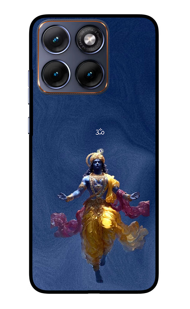 Cosmic Krishna Moto Edge 70 Fusion Glass Case