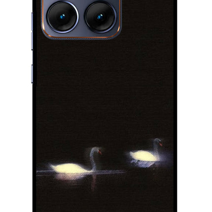 Silent Swans Moto Edge 70 Fusion Glass Case