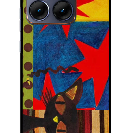 Pop Cat Moto Edge 70 Fusion Glass Case