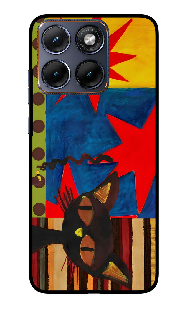 Pop Cat Moto Edge 70 Fusion Glass Case