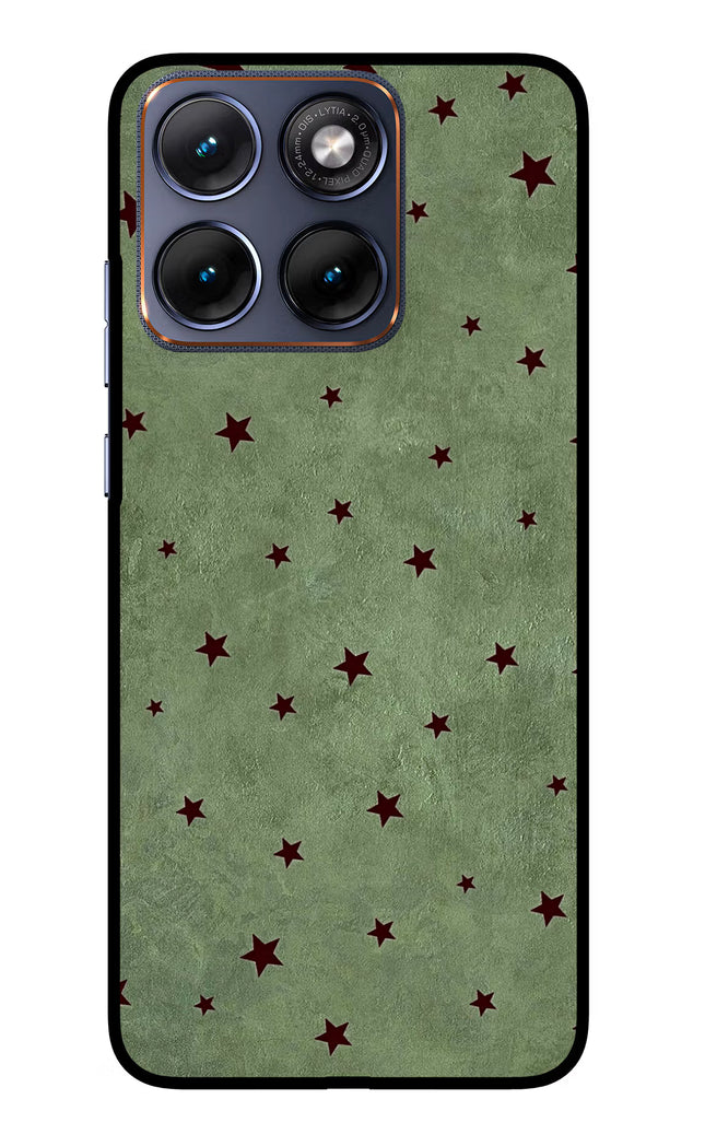 Green Stars Moto Edge 70 Fusion Glass Case