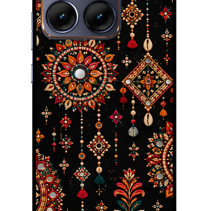 Boho Noir Moto Edge 70 Fusion Glass Case