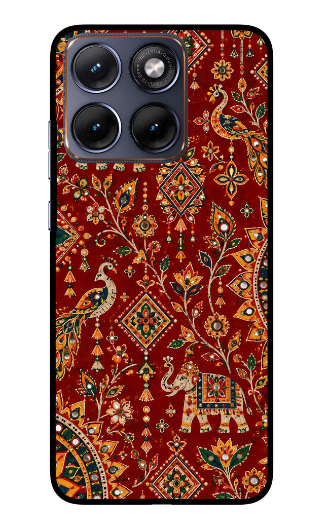 Laal Riwaaz Moto Edge 70 Fusion Glass Case Back Cover by Casekaro