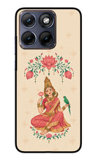 Goddess Lakshmi Moto Edge 70 Fusion Glass Case
