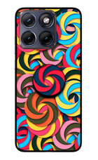 Spiral Pattern Moto Edge 70 Fusion Pop Case by Casekaro