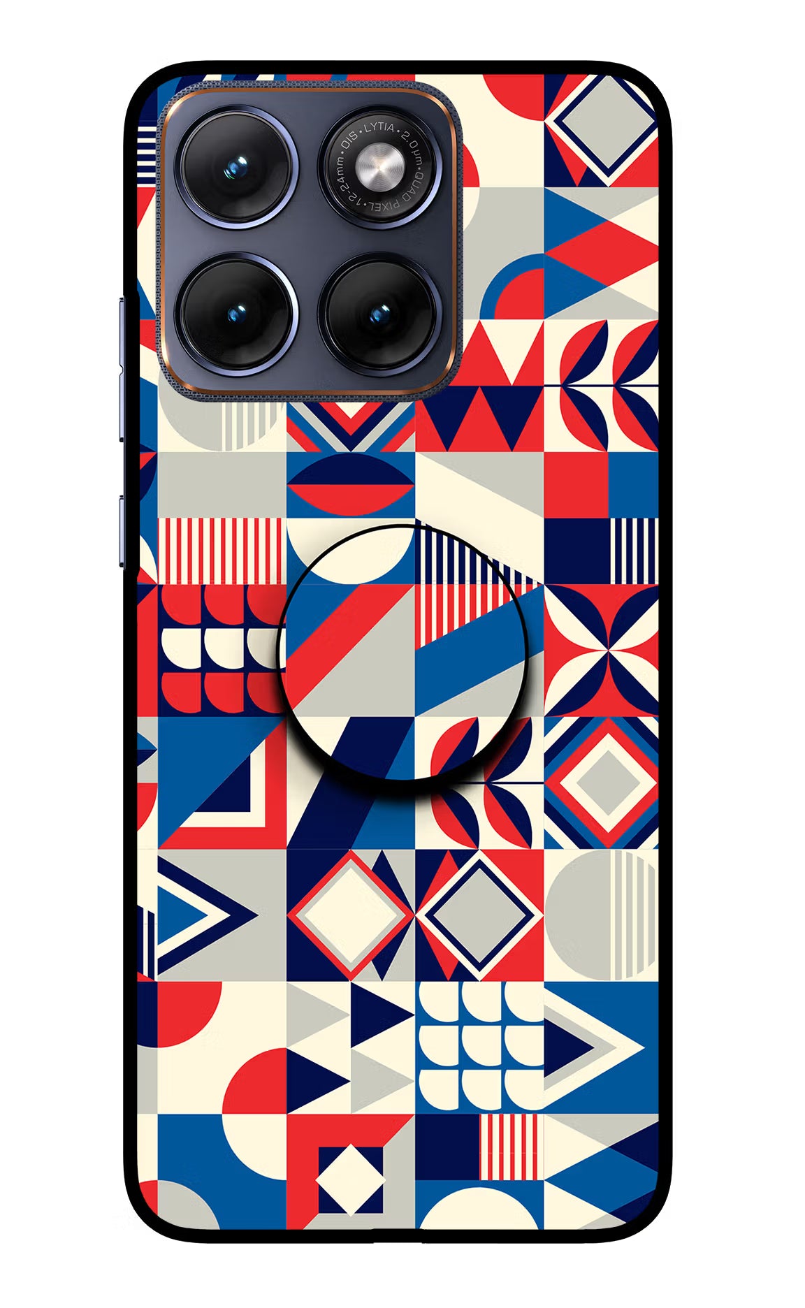 Colorful Pattern Moto Edge 70 Fusion Pop Case by Casekaro