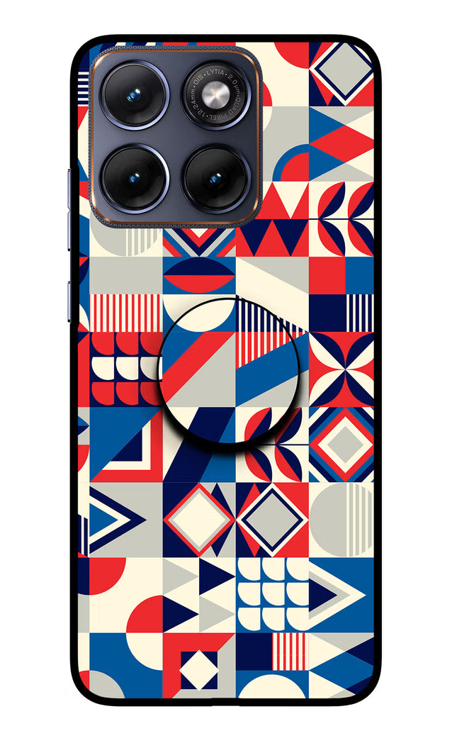 Colorful Pattern Moto Edge 70 Fusion Pop Case by Casekaro