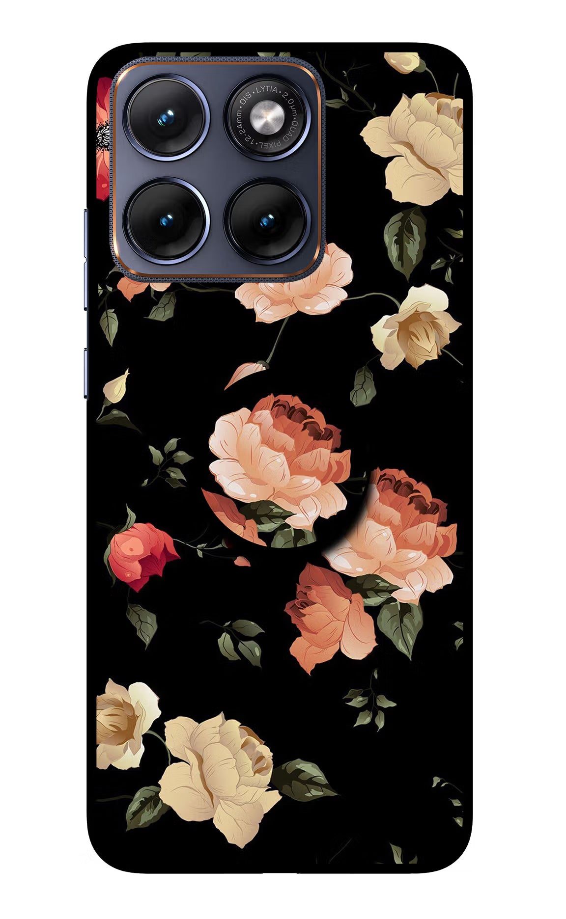 Flowers Moto Edge 70 Fusion Pop Case by Casekaro