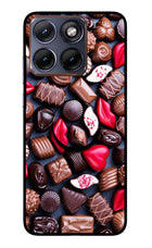 Chocolates Moto Edge 70 Fusion Pop Case by Casekaro