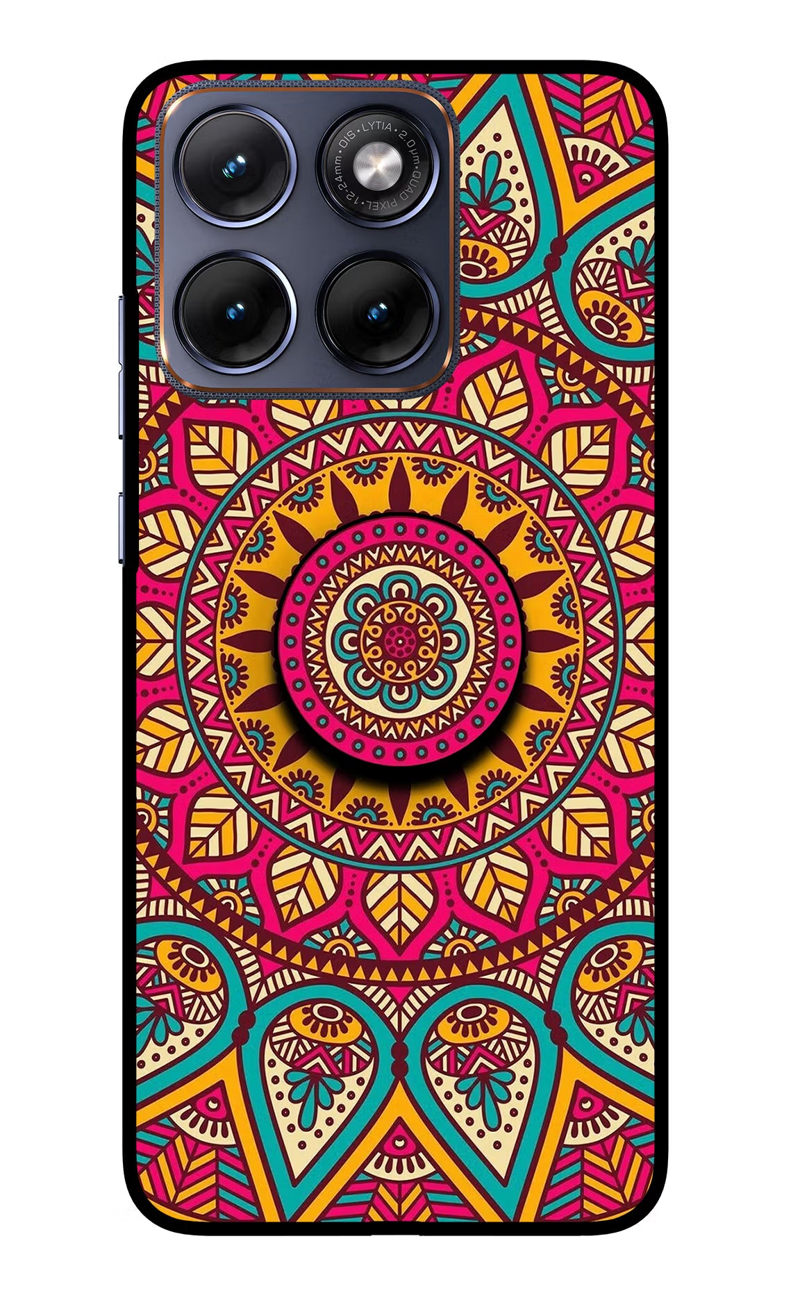 Mandala Moto Edge 70 Fusion Pop Case by Casekaro