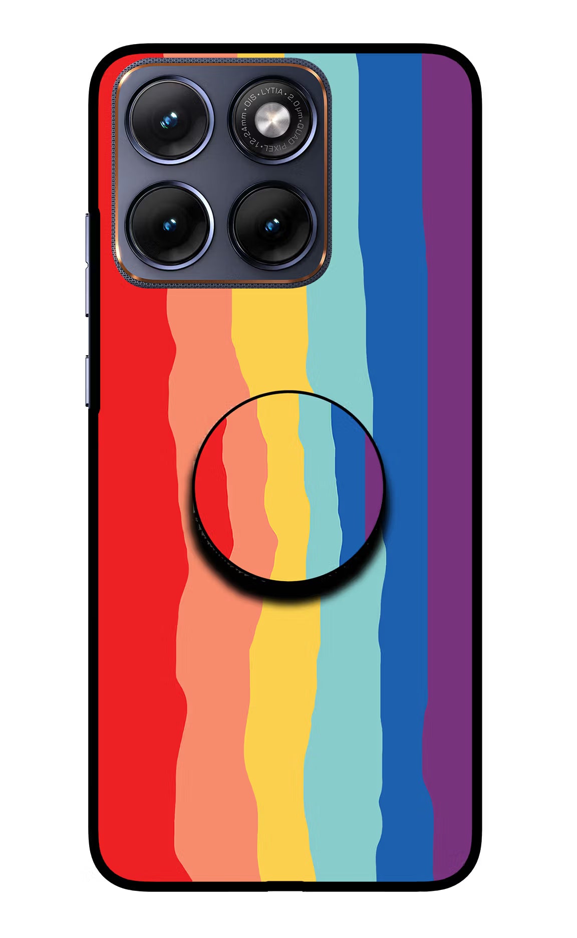 Rainbow Moto Edge 70 Fusion Pop Case by Casekaro