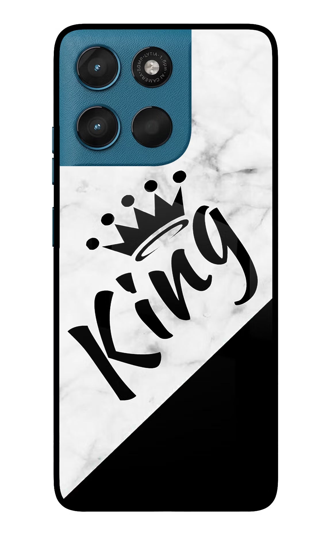King Moto G57 Power 5G Glass Case Back Cover by Casekaro