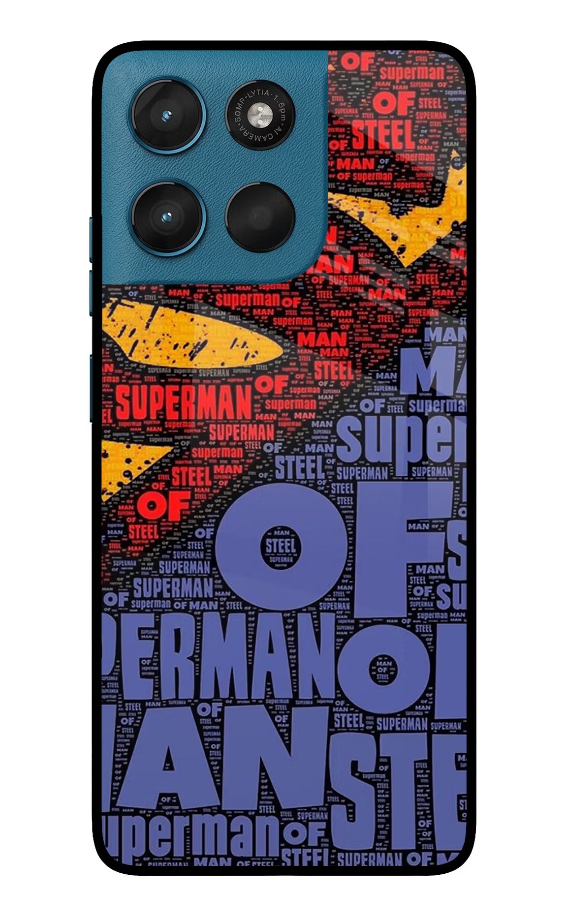 Superman Moto G57 Power 5G Glass Case Back Cover by Casekaro