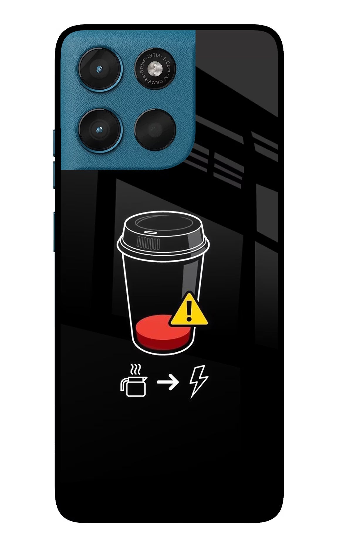 Coffee Moto G57 Power 5G Glass Case
