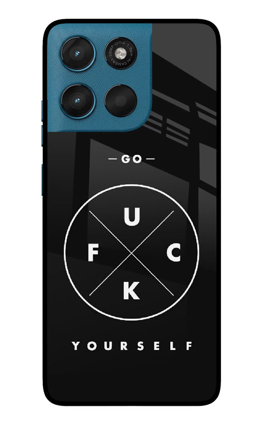 Go Fuck Yourself Moto G57 Power 5G Glass Case
