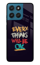 Everything Will Be Ok Moto G57 Power 5G Glass Case