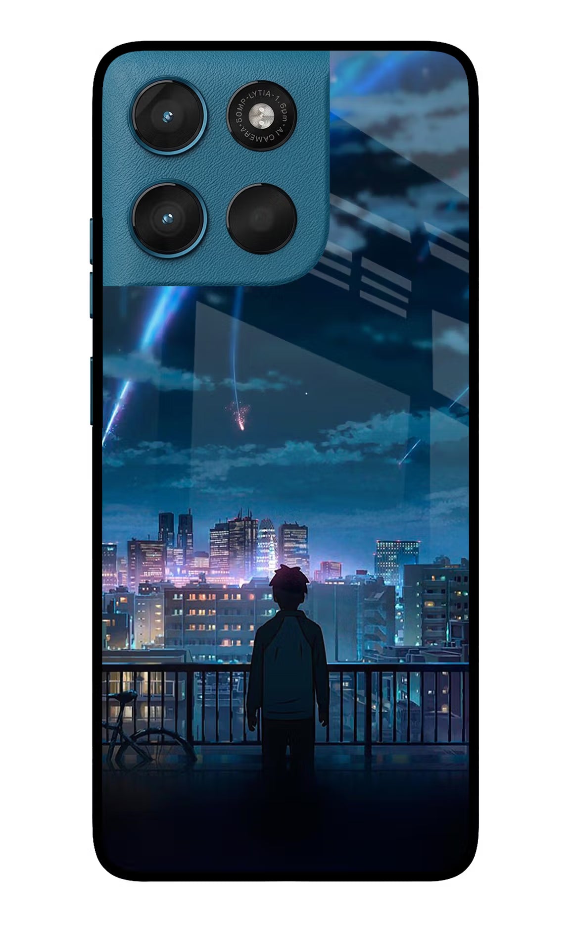 Anime Moto G57 Power 5G Glass Case Back Cover by Casekaro