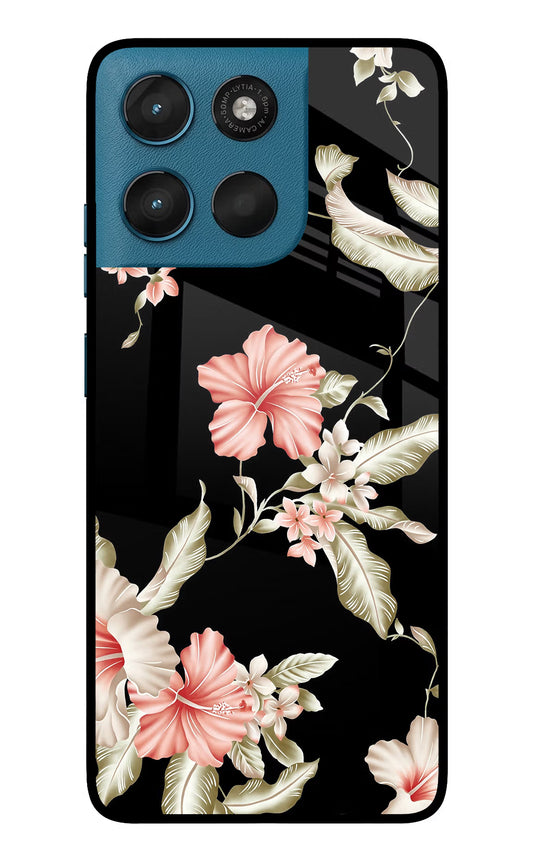 Flowers Moto G57 Power 5G Glass Case