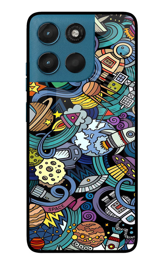Space Abstract Moto G57 Power 5G Glass Case