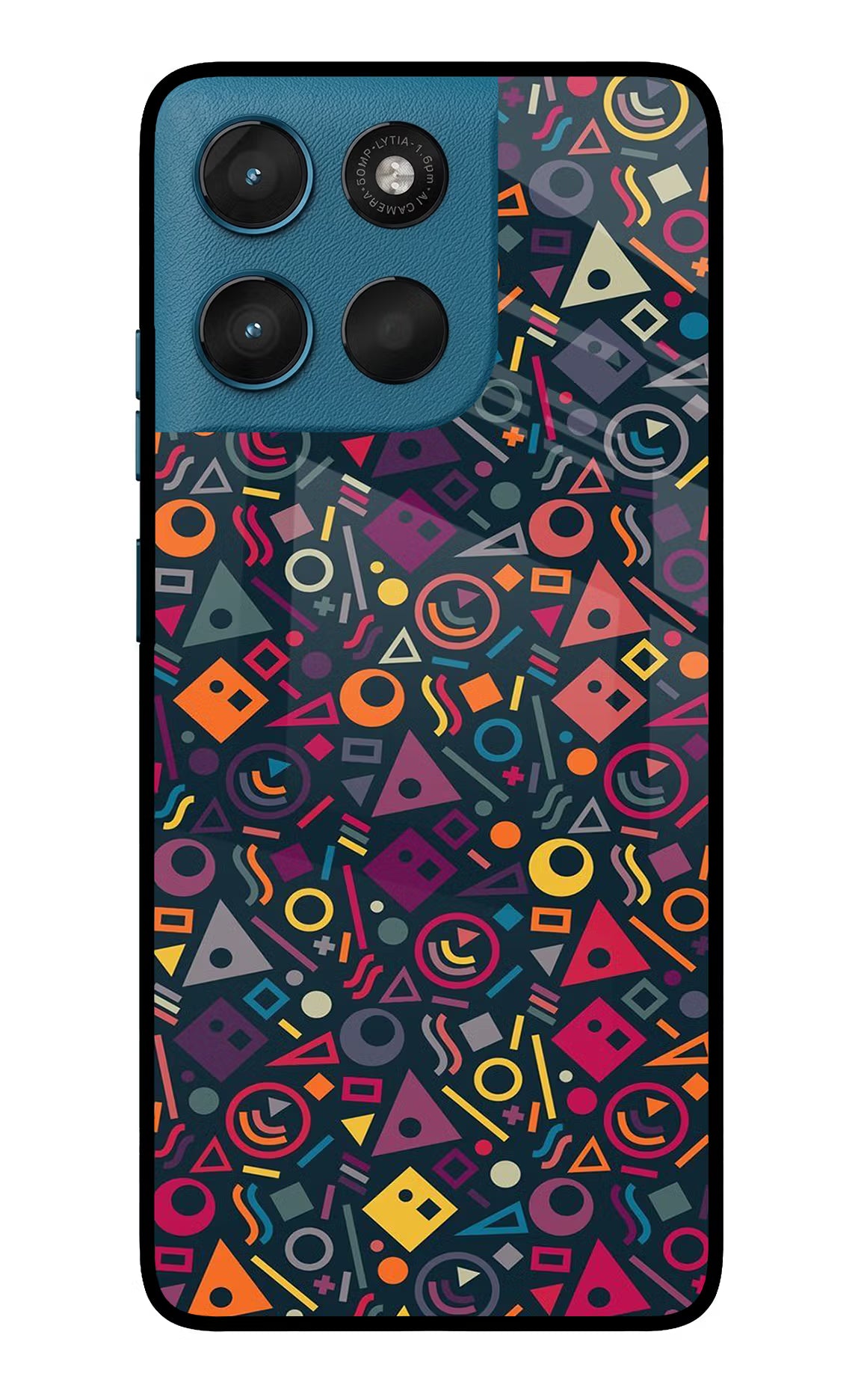 Geometric Abstract Moto G57 Power 5G Glass Case