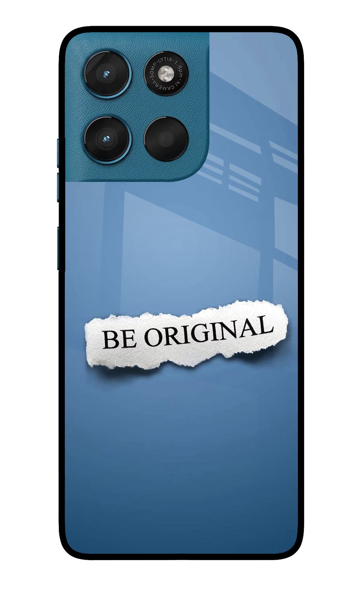 Be Original Moto G57 Power 5G Glass Case Back Cover by Casekaro