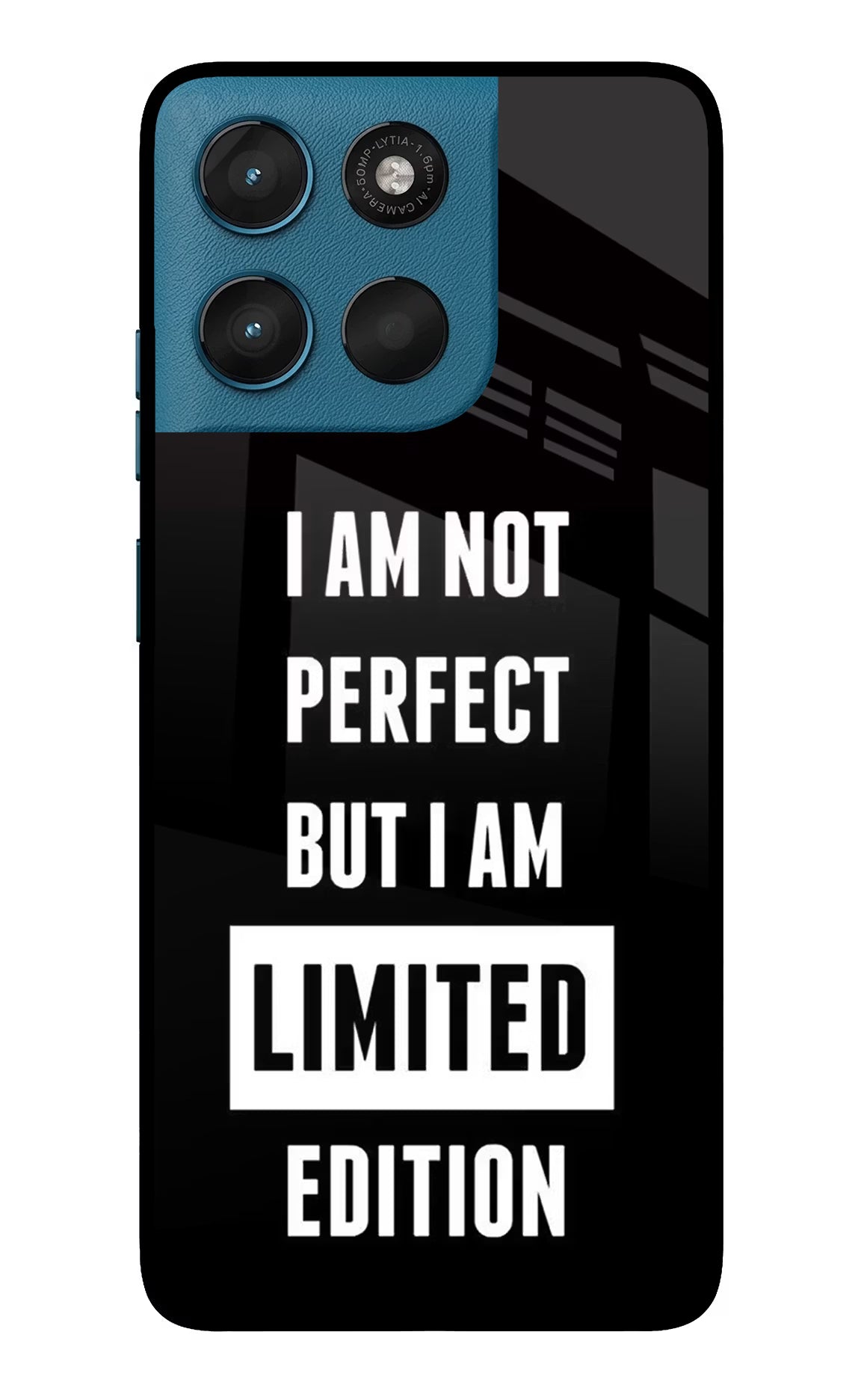 I Am Not Perfect But I Am Limited Edition Moto G57 Power 5G Glass Case