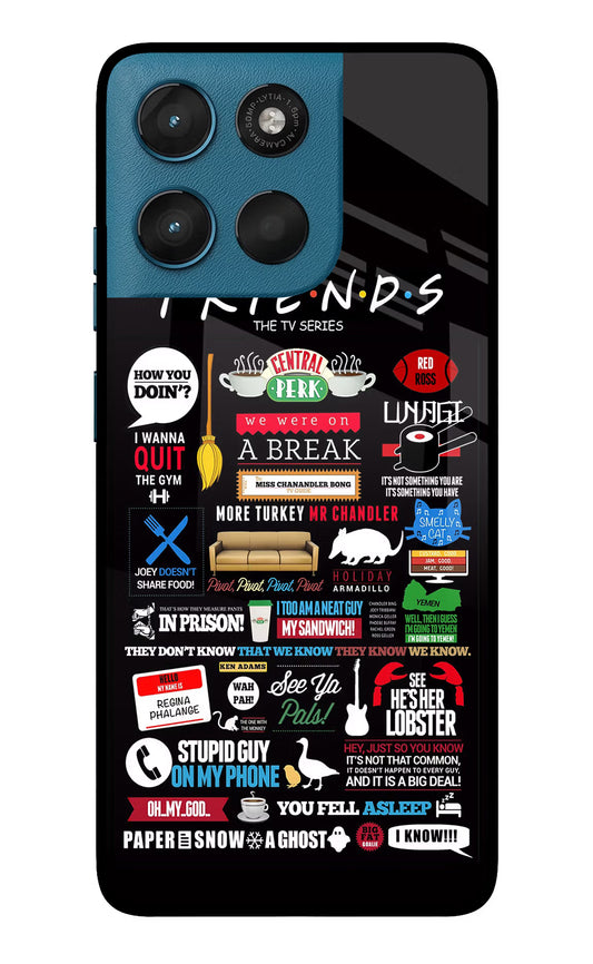 FRIENDS Moto G57 Power 5G Glass Case