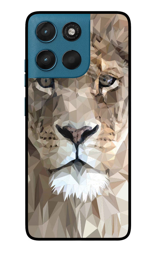 Lion Art Moto G57 Power 5G Glass Case