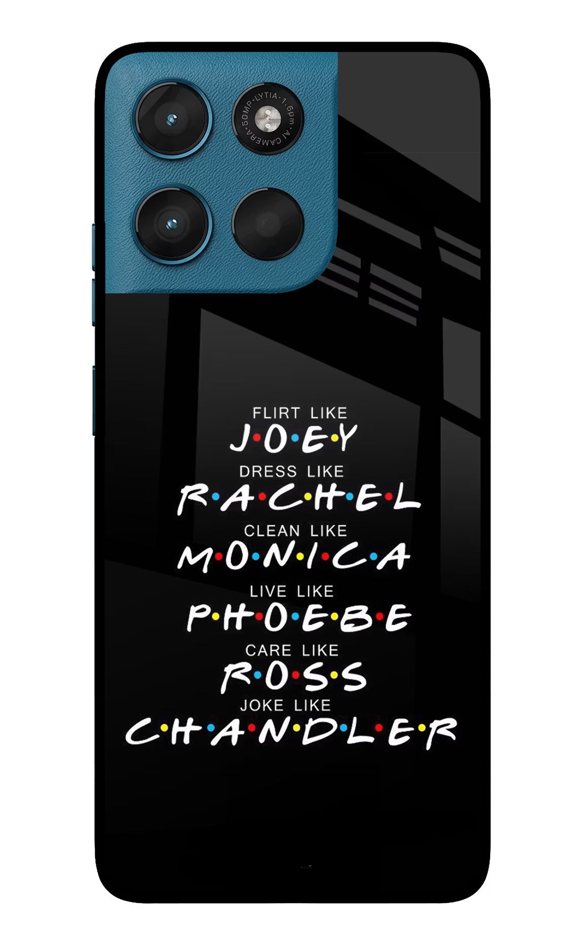 FRIENDS Character Moto G57 Power 5G Glass Case
