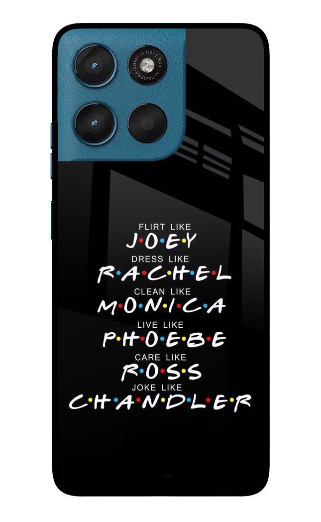 FRIENDS Character Moto G57 Power 5G Glass Case