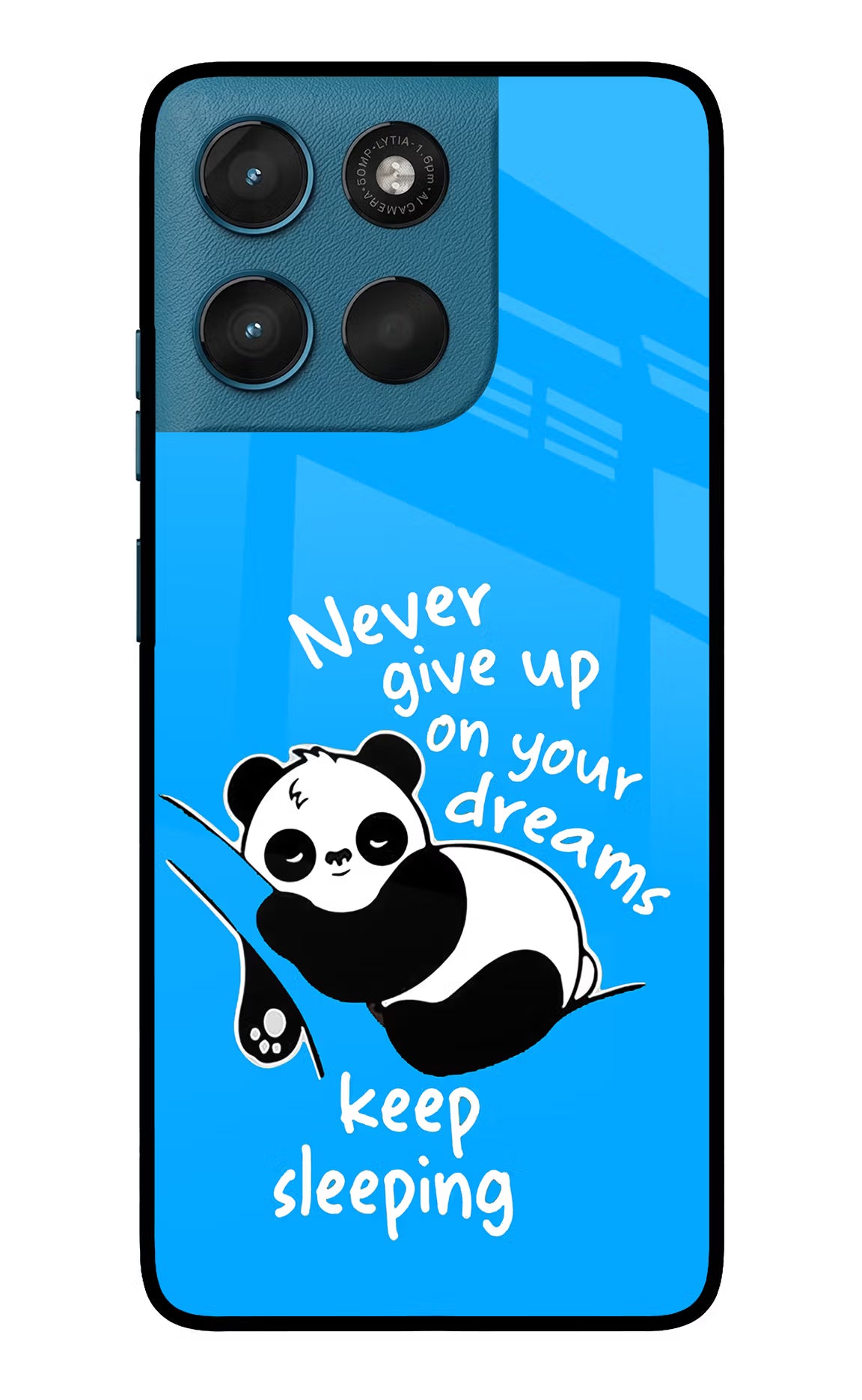 Keep Sleeping Moto G57 Power 5G Glass Case