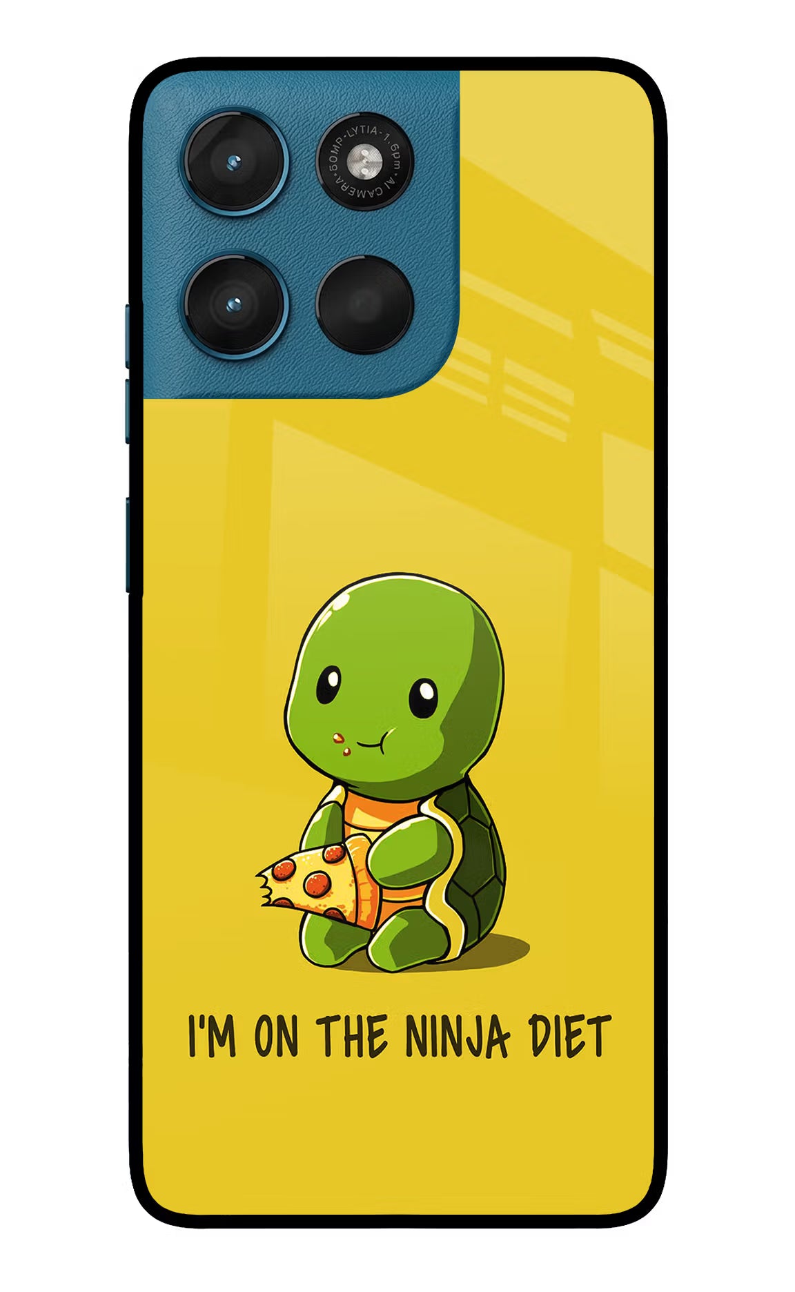 I'm on Ninja Diet Moto G57 Power 5G Glass Case Back Cover by Casekaro