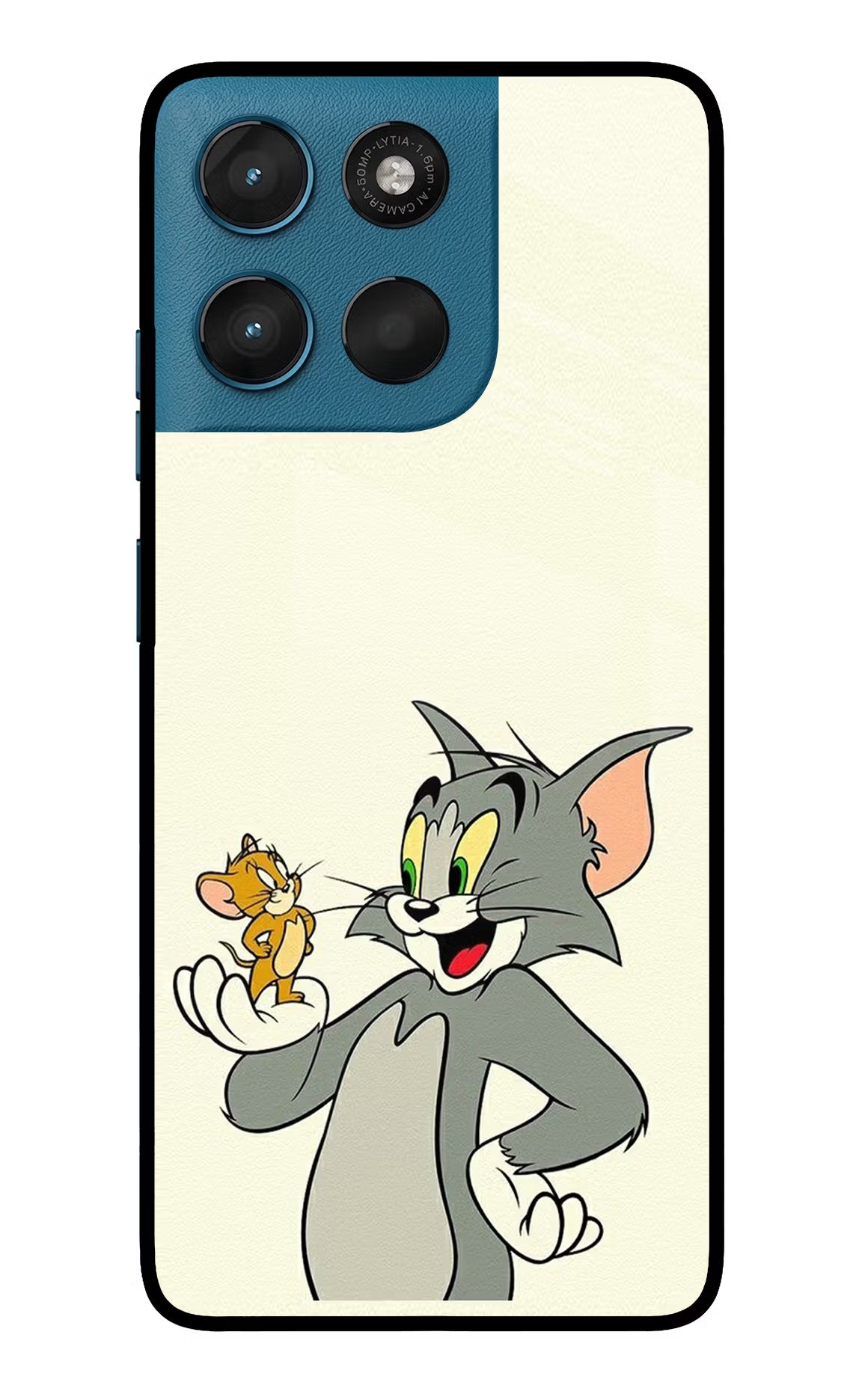 Tom & Jerry Moto G57 Power 5G Glass Case Back Cover by Casekaro