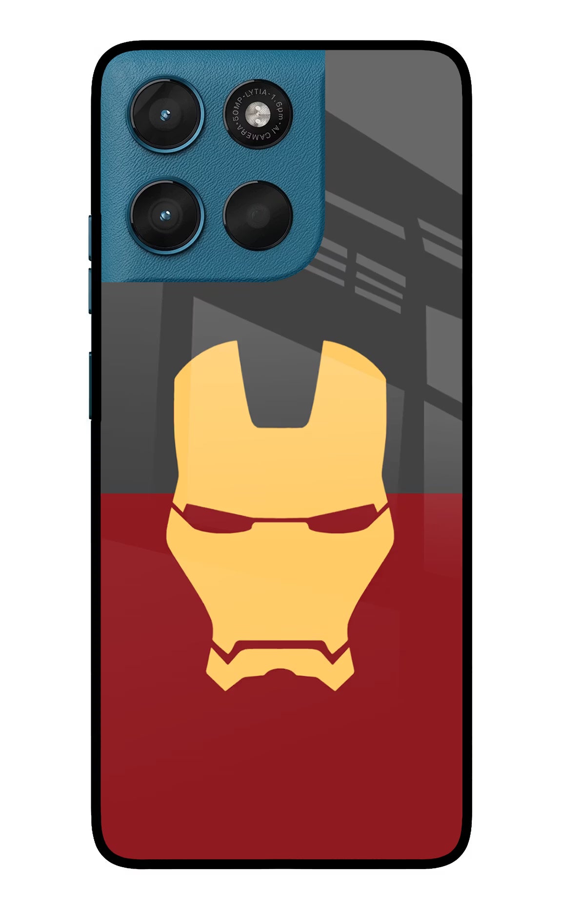 Ironman Moto G57 Power 5G Glass Case Back Cover by Casekaro