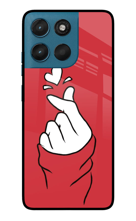 Korean Love Sign Moto G57 Power 5G Glass Case