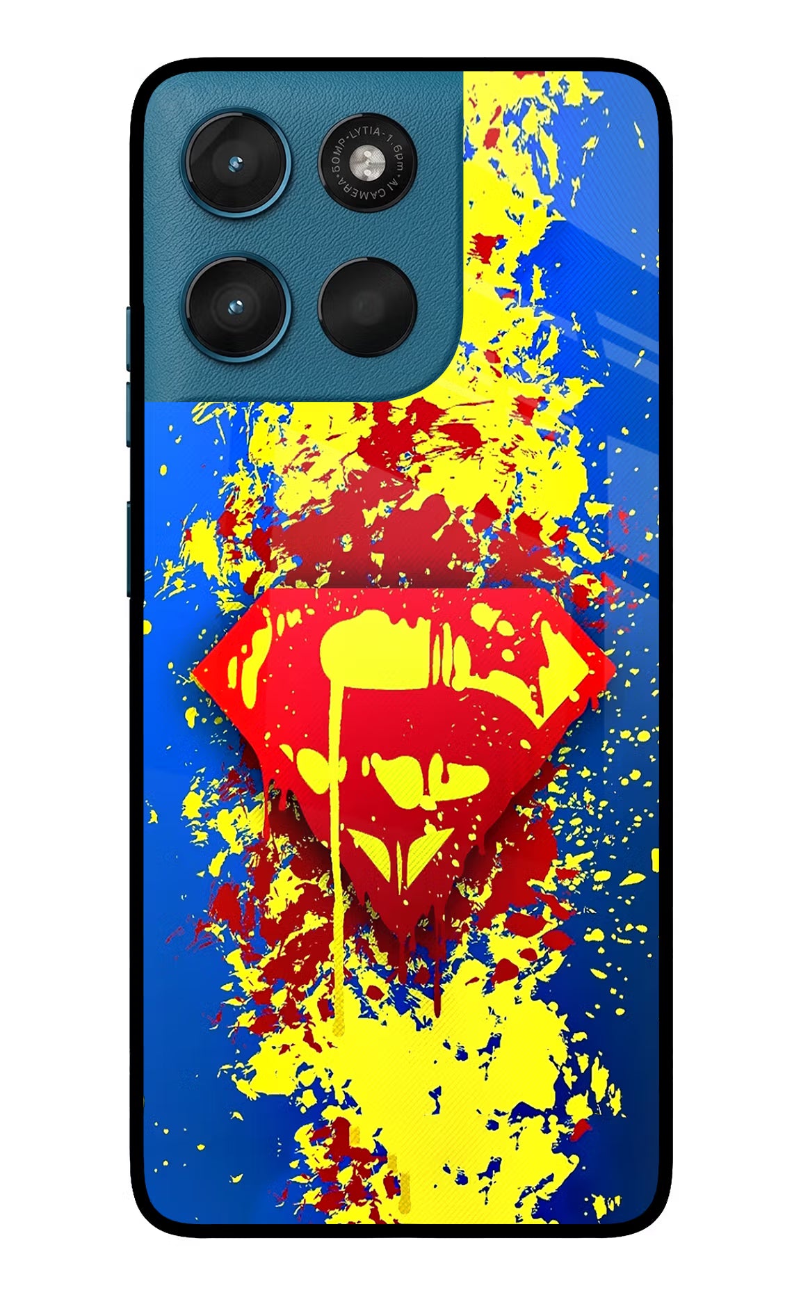 Superman logo Moto G57 Power 5G Glass Case
