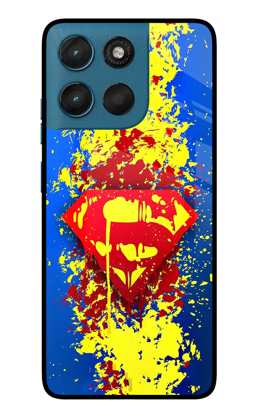 Superman logo Moto G57 Power 5G Glass Case