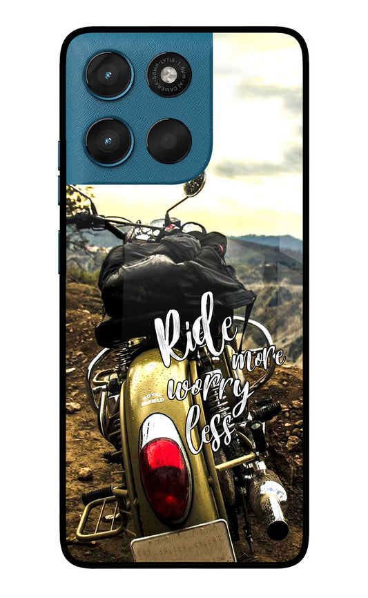 Ride More Worry Less Moto G57 Power 5G Glass Case
