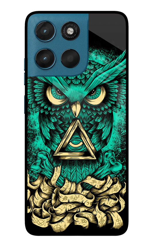 Green Owl Moto G57 Power 5G Glass Case